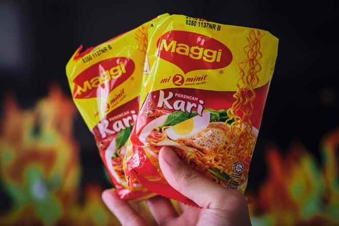 mee maggi, maggi kari, sedap