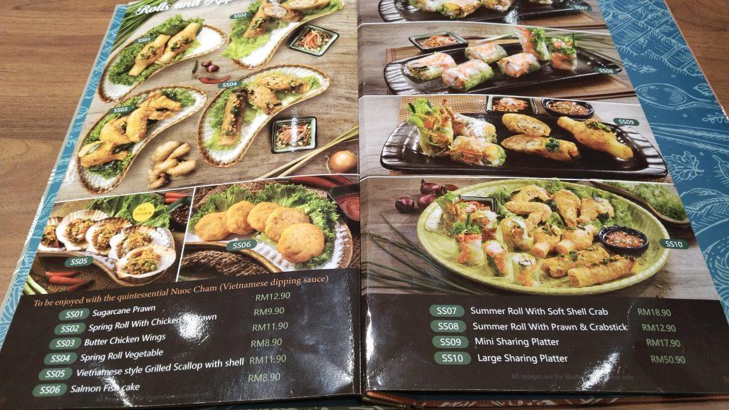 Menu Restoran MyViets Shah Alam